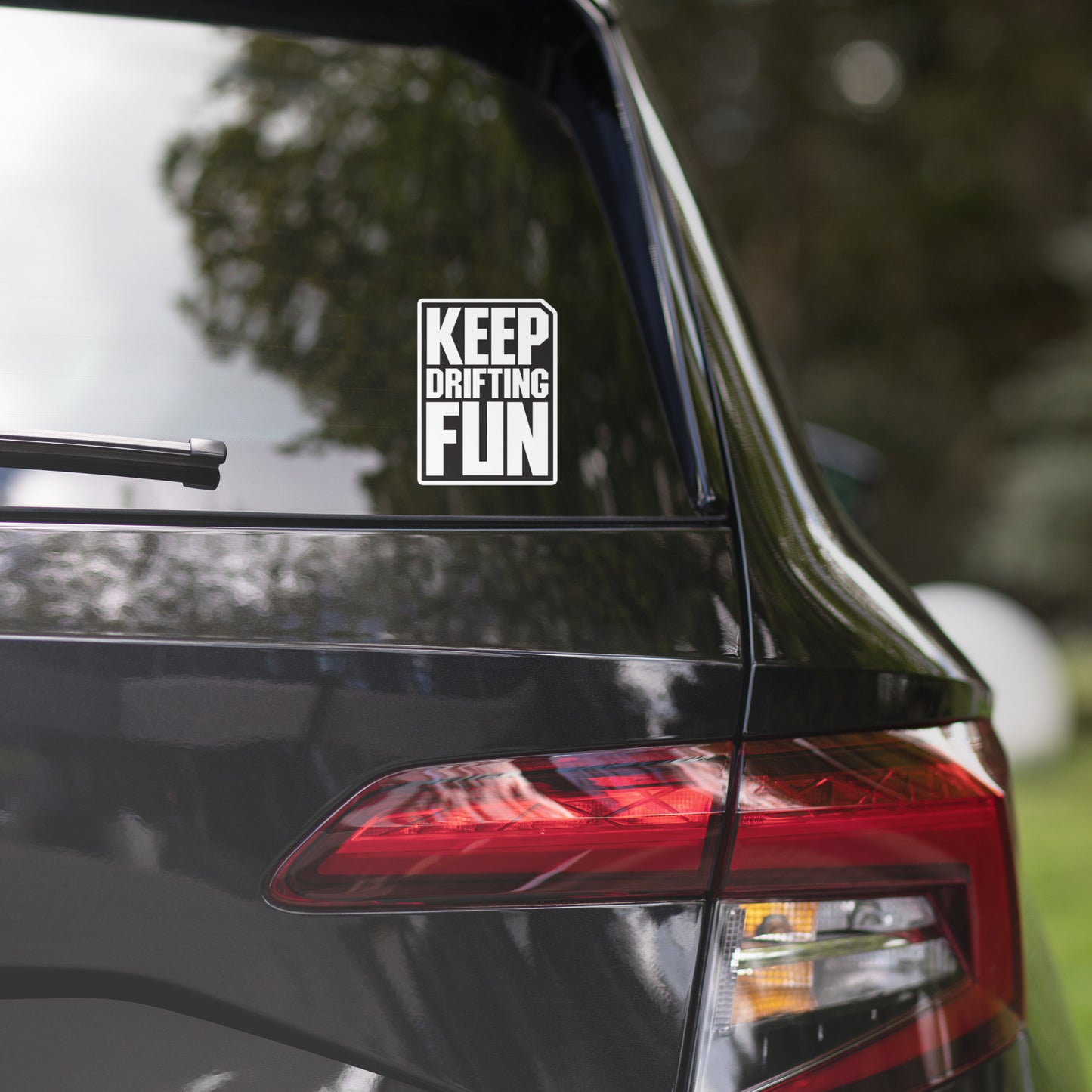 KEEP DRIFTING FUN - Bubble-free stickers