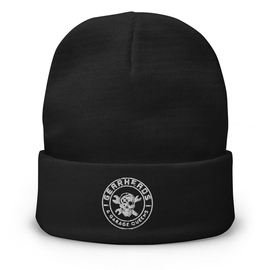 Gearheads and Garage Queens Embroidered Beanie