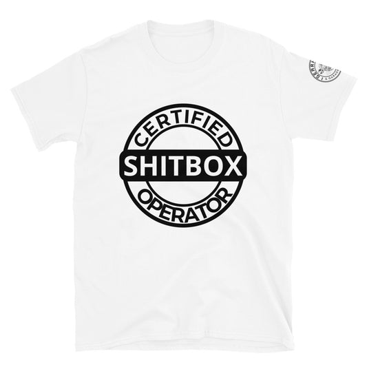 Certified SHITBOX Operator - Short-Sleeve Unisex T-Shirt